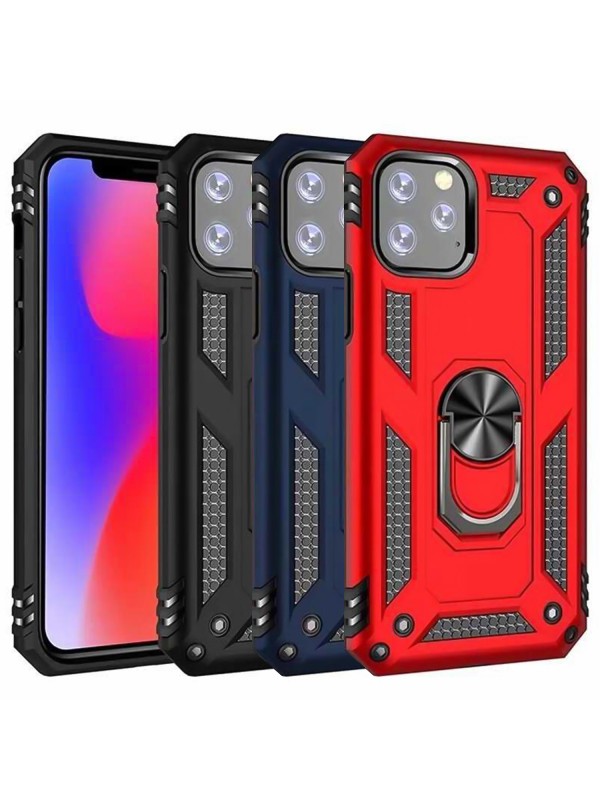 iPhone 11 Pro Kılıf Panzer Ring Tam Koruma Arka Kapak