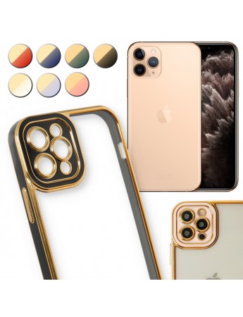iPhone 11 Pro Max Kılıf Lazer Lens Kamera Çerçeveli Kapak