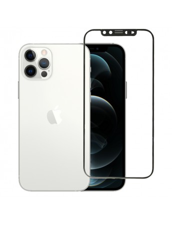 iPhone 12 / 12 Pro Kamera Kapatmalı 5D Cam Ekran Koruyucu