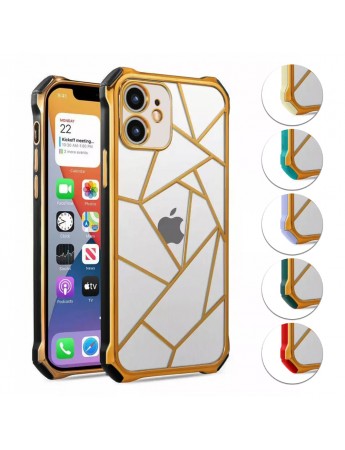 iPhone 12 Kılıf Lazer Prizma Kamera Korumalı Kapak