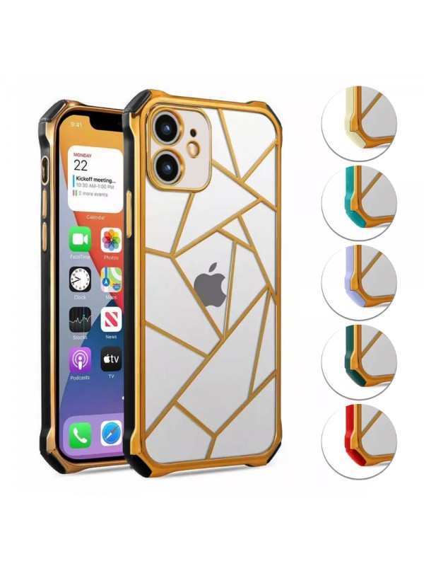 iPhone 12 Kılıf Lazer Prizma Kamera Korumalı Kapak…