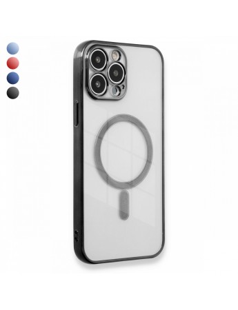 iPhone 12 Pro Kılıf Magsafe Özellikli Lazer Silikon Kapak