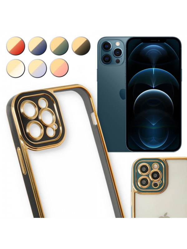 iPhone 12 Pro Max Kılıf Lazer Lens Kamera Çerçeveli Kapak