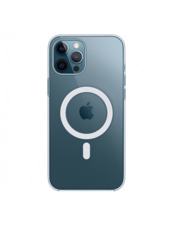 iPhone 12 Pro Max Kılıf Magsafe Özellikli Şeffaf Silikon Kapak