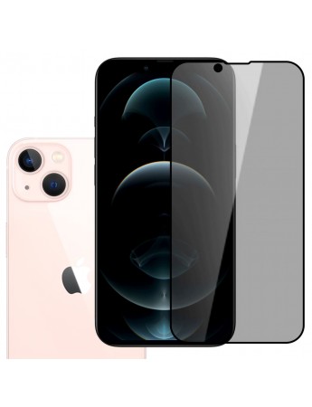 iPhone 13 Mini Hayalet Privacy Gizli Cam Ekran Koruyucu Siyah