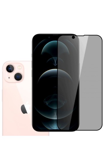 iPhone 13 Mini Hayalet Privacy Gizli Cam Ekran Koruyucu Siyah…