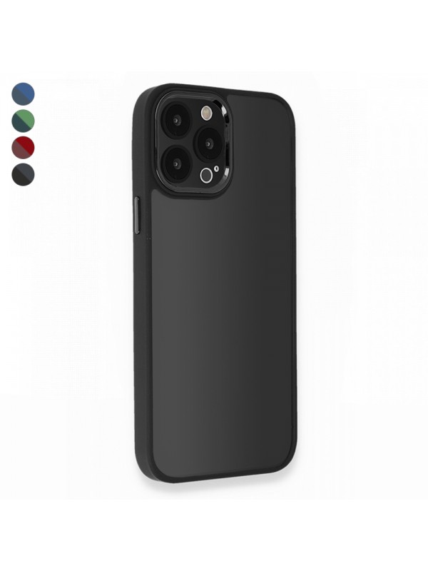 iPhone 13 Pro Max Kılıf Freya Lazer Lens Kamera Çerçeveli Silikon Kapak
