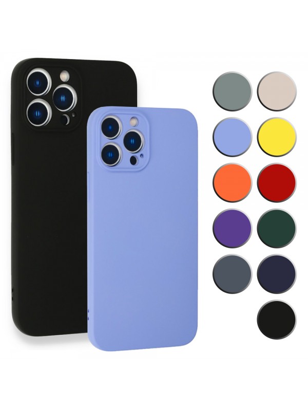 iPhone 13 Pro Max Kılıf Kamera Korumalı Lansman Silikon Kapak