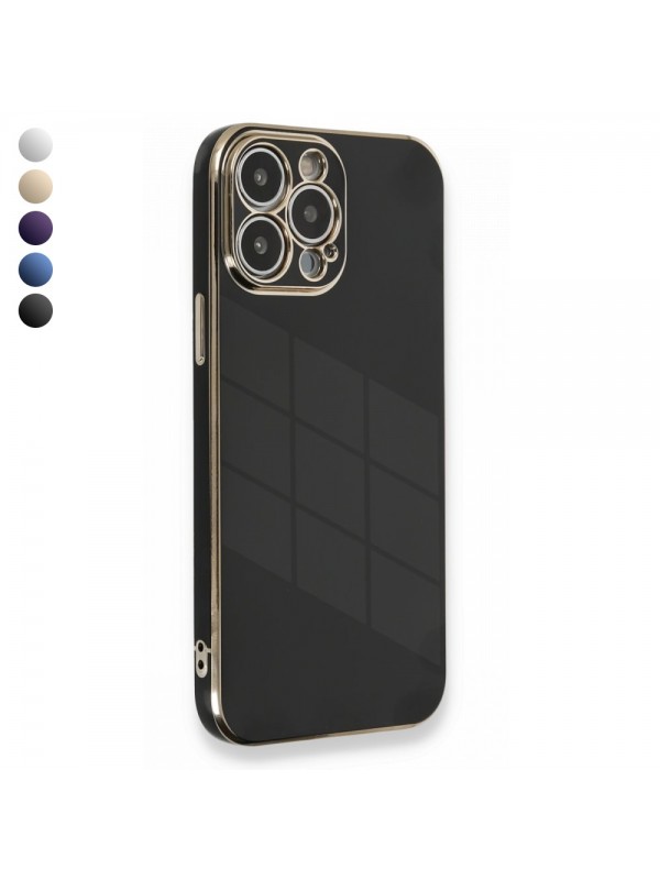 iPhone 13 Pro Max Kılıf Luxury Seri Kamera Korumalı Silikon Kapak