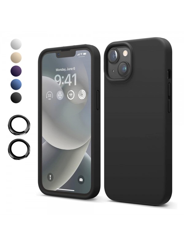 iPhone 14 Kılıf Kamera Lensli Lansman Silikon Kapak