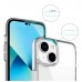 iPhone 14 Plus Kılıf Space Seri Lux Silikon Şeffaf Kapak