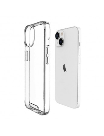 iPhone 14 Plus Kılıf Space Seri Lux Silikon Şeffaf Kapak