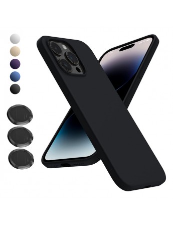 iPhone 14 Pro Kılıf Kamera Lensli Lansman Silikon Kapak