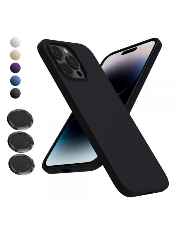 iPhone 14 Pro Kılıf Kamera Lensli Lansman Silikon Kapak