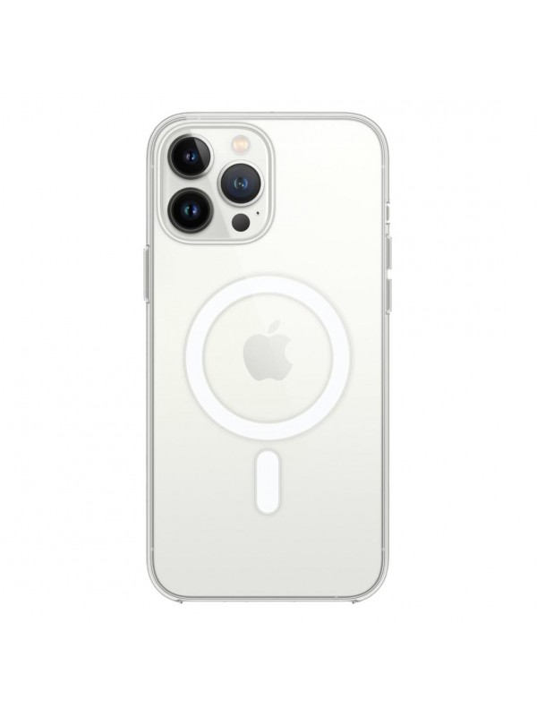 iPhone 14 Pro Kılıf Magsafe Özellikli Şeffaf Silikon Kapak