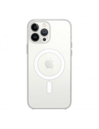 iPhone 14 Pro Max Kılıf Magsafe Özellikli Şeffaf Silikon Kapak