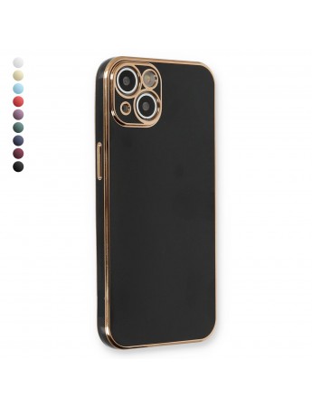 iPhone 15 Kılıf Luxury Seri Kamera Korumalı Silikon Kapak
