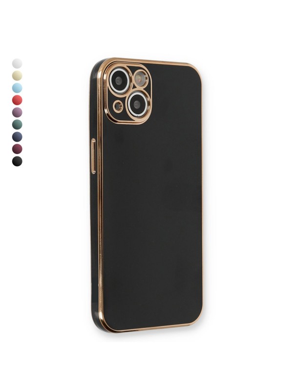 iPhone 15 Kılıf Luxury Seri Kamera Korumalı Silikon Kapak