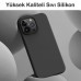 iPhone 15 Pro Kılıf Kamera Lensli Lansman Silikon Kapak