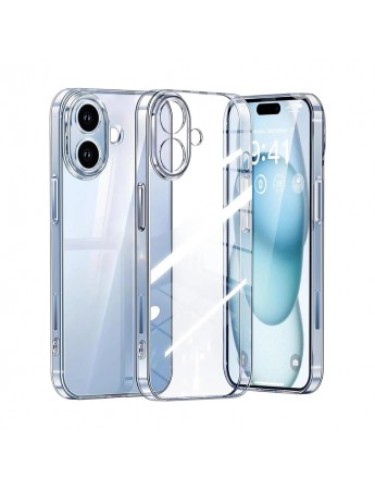 iPhone 16 Kılıf Kamera Korumalı Silikon Şeffaf Arka Kapak
