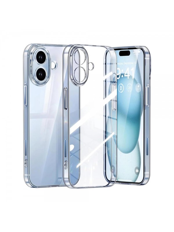 iPhone 16 Kılıf Kamera Korumalı Silikon Şeffaf Arka Kapak…