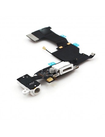 iPhone 5s Şarj Soketi Kulaklık Soketi Mikrofon Filmli Orj - Beyaz