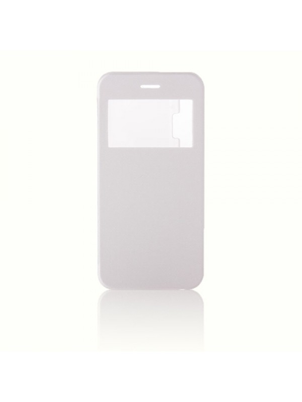 iPhone 6 / 6s Yan Kapaklı TPU Kılıf Beyaz