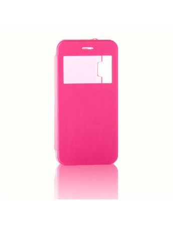iPhone 6 / 6s Yan Kapaklı TPU Kılıf Pembe