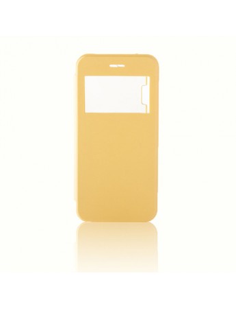iPhone 6 / 6s Yan Kapaklı TPU Kılıf Sarı