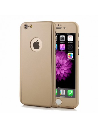 iPhone 7-8 360 Derece Koruma Arka Kapak Gold