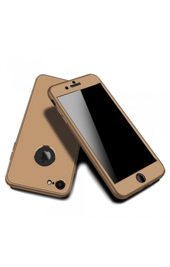 iPhone 7-8 360 Derece Slim Premium Silikon Kılıf Gold…