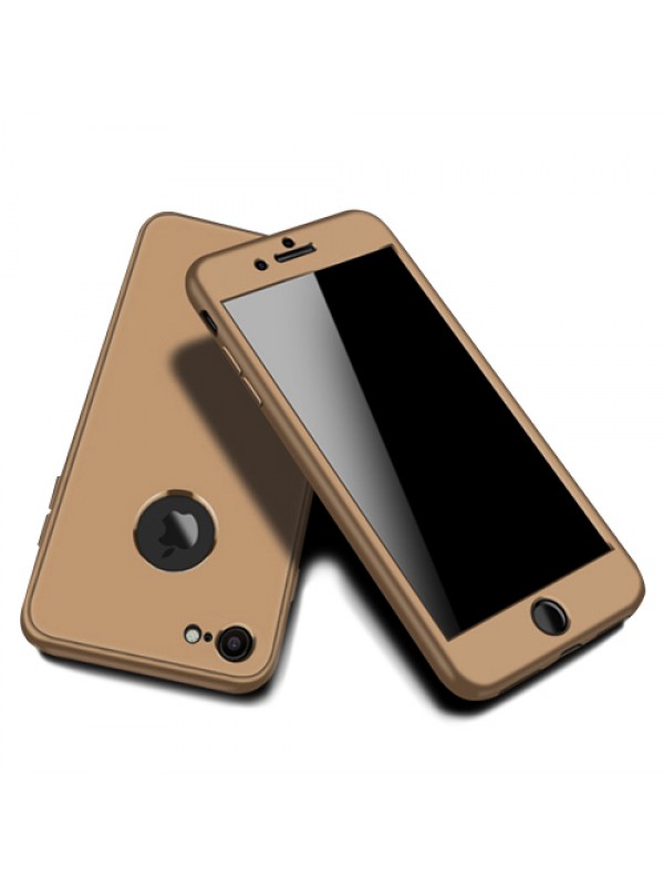 iPhone 7-8 360 Derece Slim Premium Silikon Kılıf Gold…