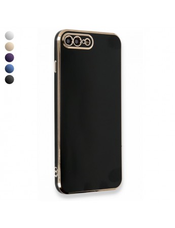 iPhone 7 Plus / 8 Plus Kılıf Luxury Seri Kamera Korumalı Silikon Kapak