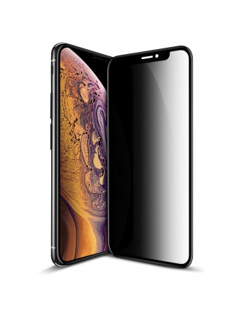 iPhone X / XS Hayalet Privacy Gizli Cam Ekran Koruyucu Siyah