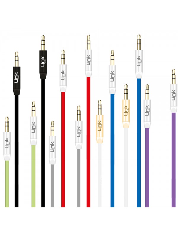 LinkTech A585 AUX Ses Kablosu 3.5mm 1mt…