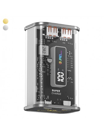 LinkTech C122 10000 mAh PD 22.5W Şeffaf Tasarım Powerbank