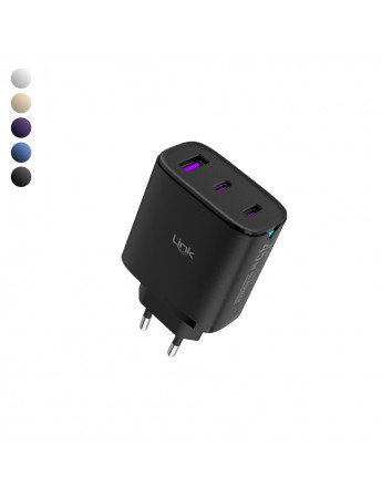 LinkTech C317 45W PD 3.0 QC4.0 2X PD+USB Şarj Adaptörü