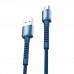 LinkTech K551 Micro USB Metal Başlı Data/Şarj Kablosu 3A 1mt