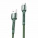 LinkTech K551 Micro USB Metal Başlı Data/Şarj Kablosu 3A 1mt