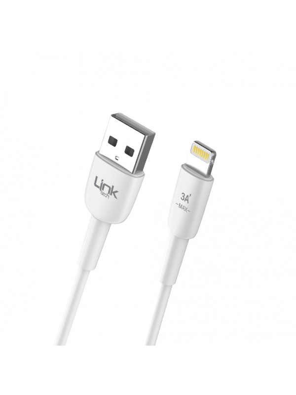 Linktech K601 Safe USB - iPh Lightning 3A Data ve Şarj Kablosu 1mt Be…