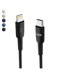 Linktech K621 30W PD Type-C to Lightning 30cm Şarj Kablosu