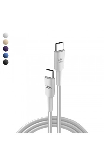 Linktech K622 60W PD Type-C to Type-C 30cm Şarj Kablosu…