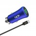 LinkTech M581 12W 2.4A Metal Araç Şarj Aleti ve Micro USB Kablo Set