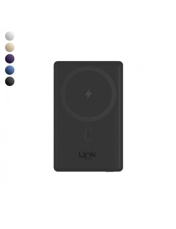 LinkTech WP15 Premium 5000 mAh 15W Kablosuz Şarj Powerbank