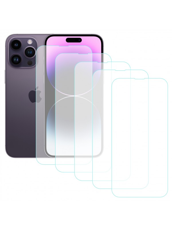Notech iPhone 14 Pro Max Temperli Cam Ekran Koruyucu 5li Eko Paket