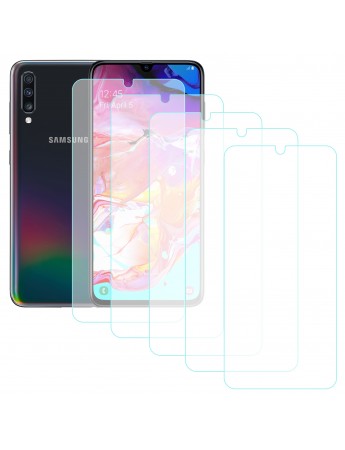 Notech Samsung Galaxy A70 Temperli Cam Ekran Koruyucu 5li Eko Paket