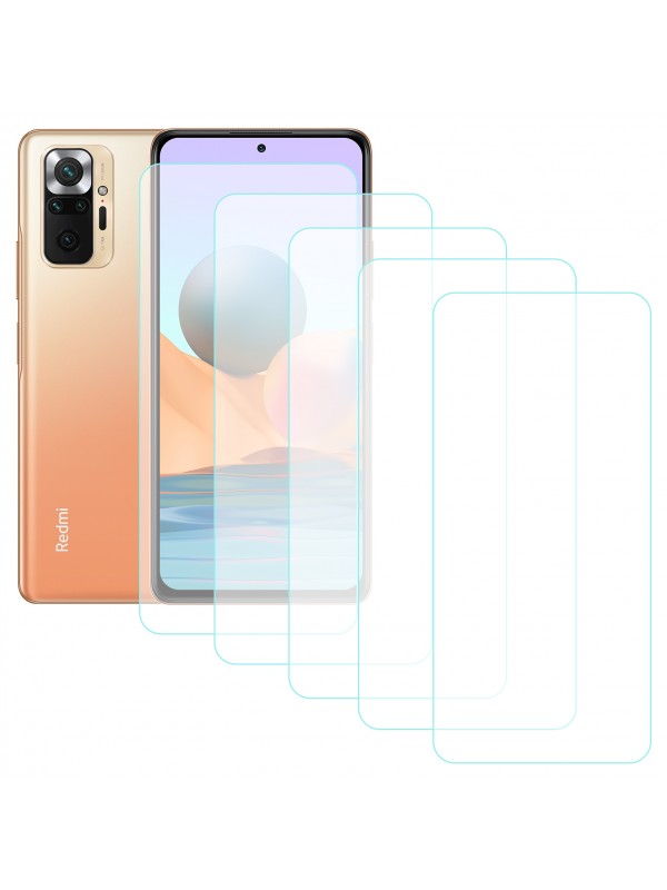 Notech Xiaomi Redmi Note 10 Pro Temperli Cam Ekran Koruyucu 5li Eko Paket