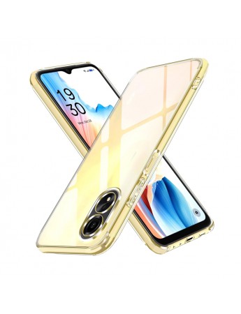 Oppo A38 Kılıf Kamera Korumalı Silikon Şeffaf Arka Kapak