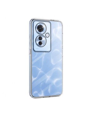 Oppo Reno 11F Kılıf Kamera Korumalı Silikon Şeffaf Arka Kapak