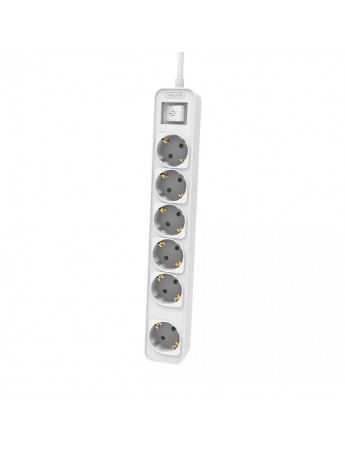Philips CHP2164W/62 6lı Grup Priz Çocuk ve Akım Korumalı Priz 1.5mt - Beyaz